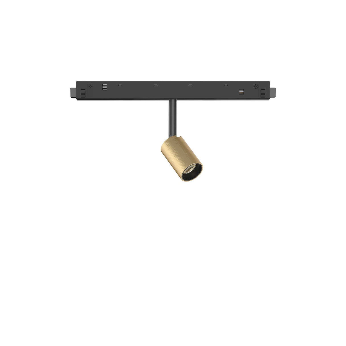 Sleek 3W 3000K Gold Track Light with On/Off Switch