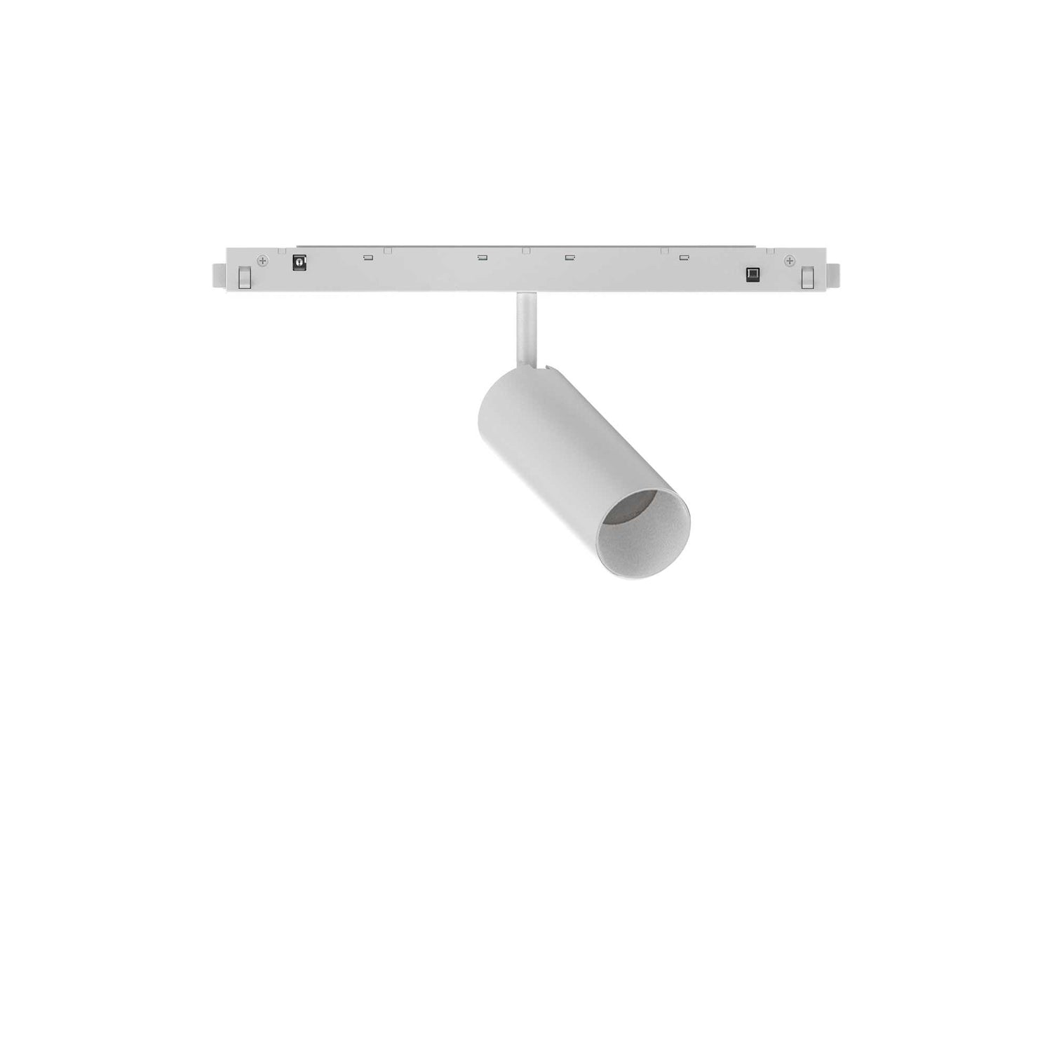 Sleek White 12W Track Light 3000K with On-Off Switch