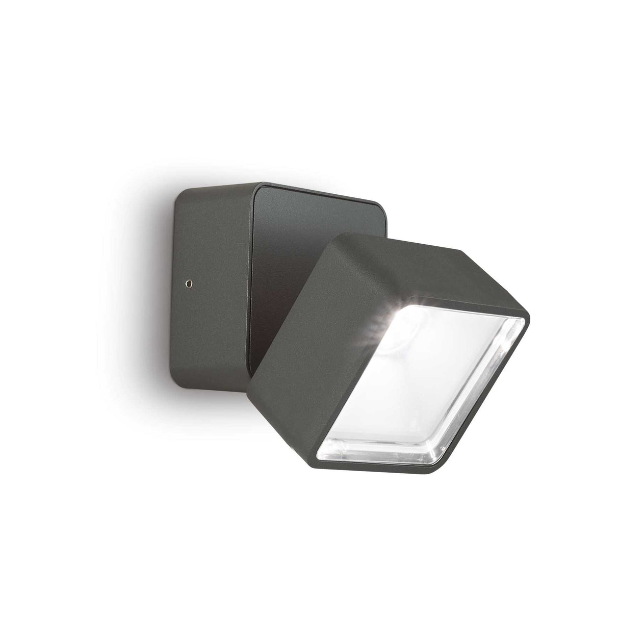 Anthracite Square OMEGA Wall Light - 4000K