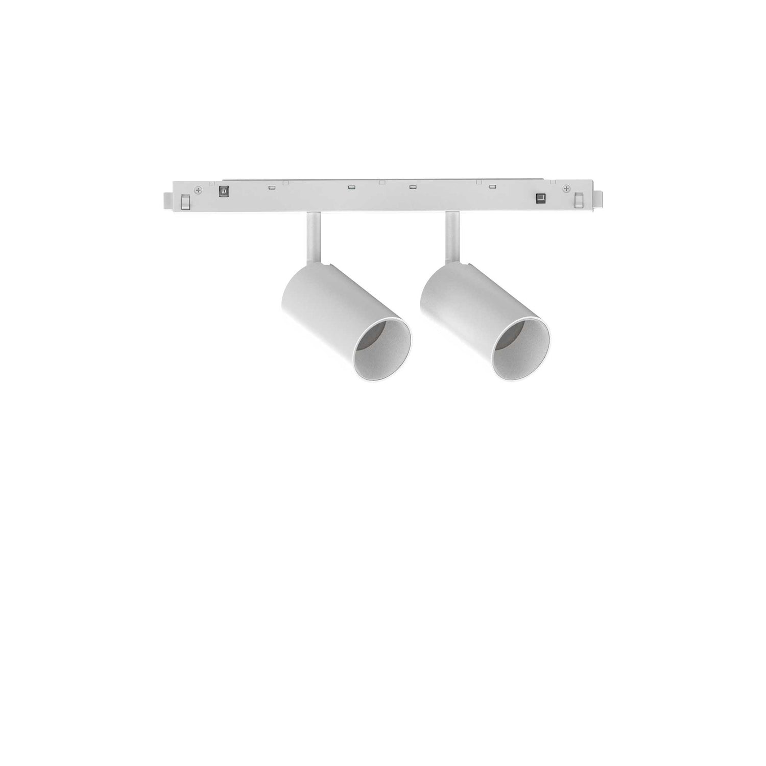 Dual Beam 16W LED Track Light 3000K DALI - White Finish