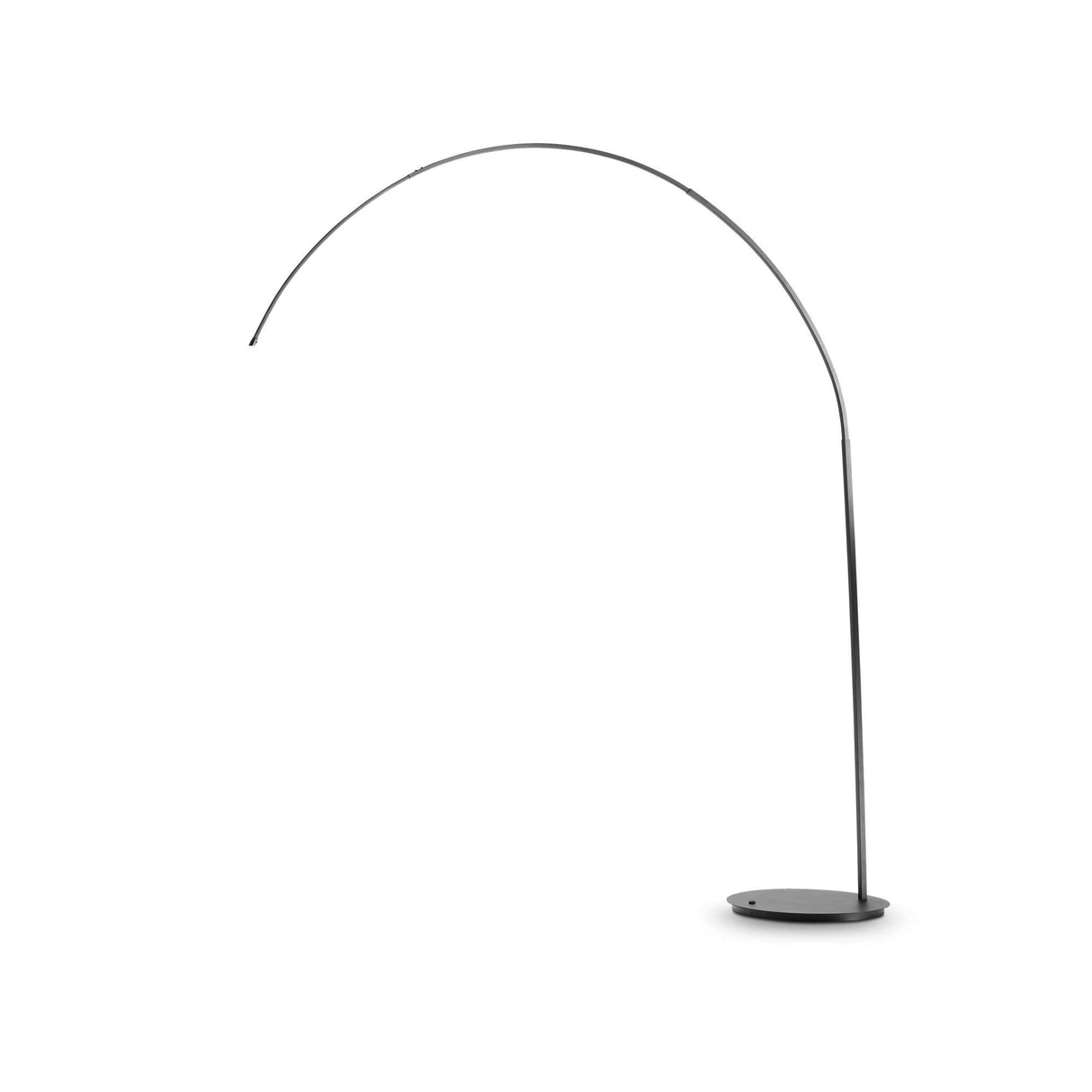 Sleek Black DORSALE Single-Bulb Floor Lamp