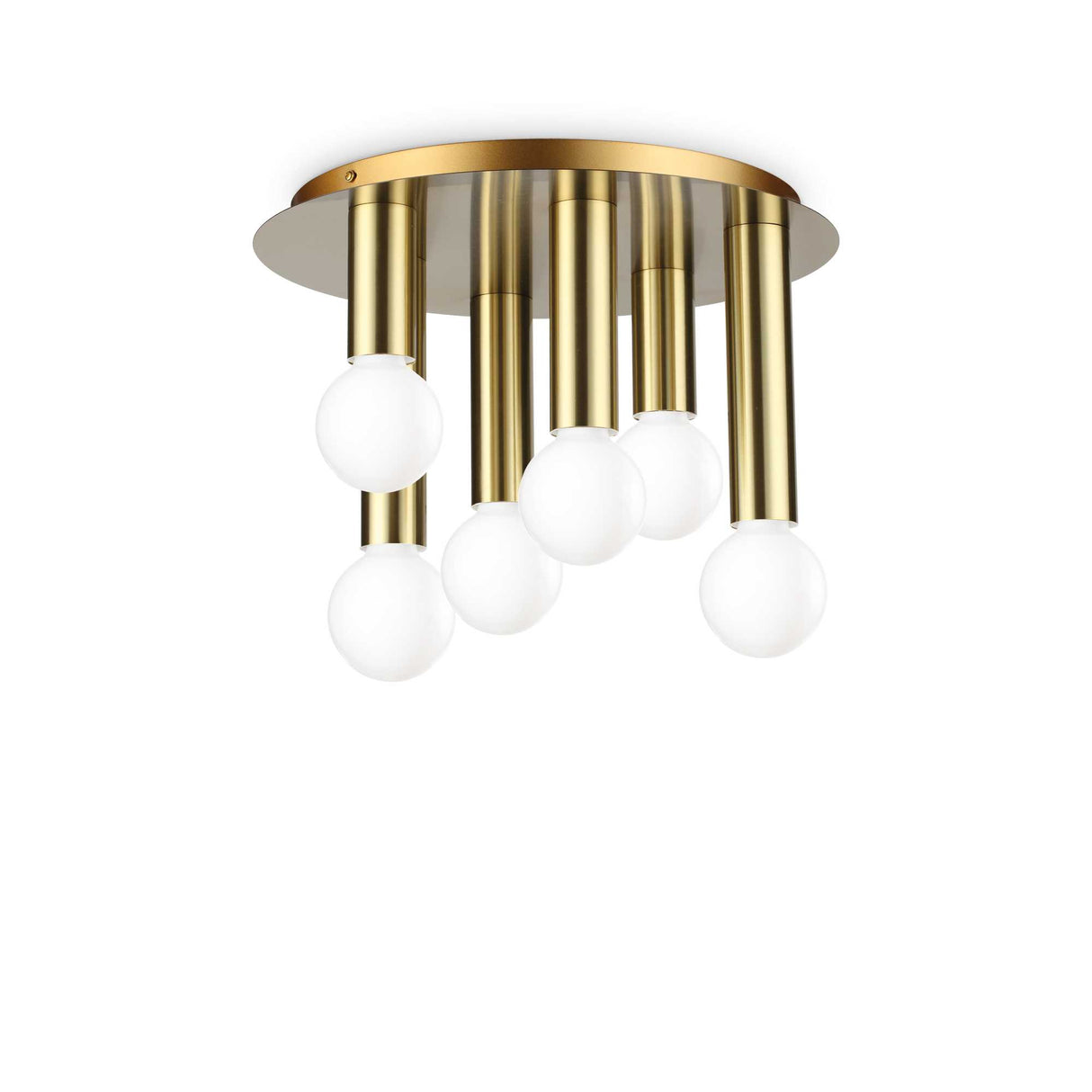 PETIT Brass Ceiling Light Fixture with 6 Bulbs