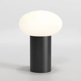 Matte Black Zeppo Table Lamp - Portable Elegance