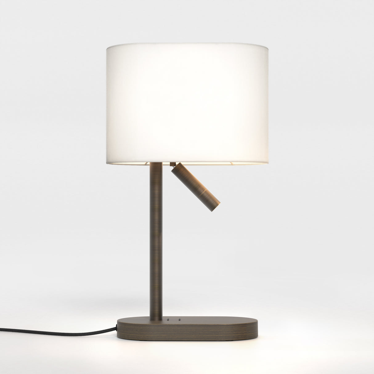 Bronze Venn Table Lamp with Reader Function