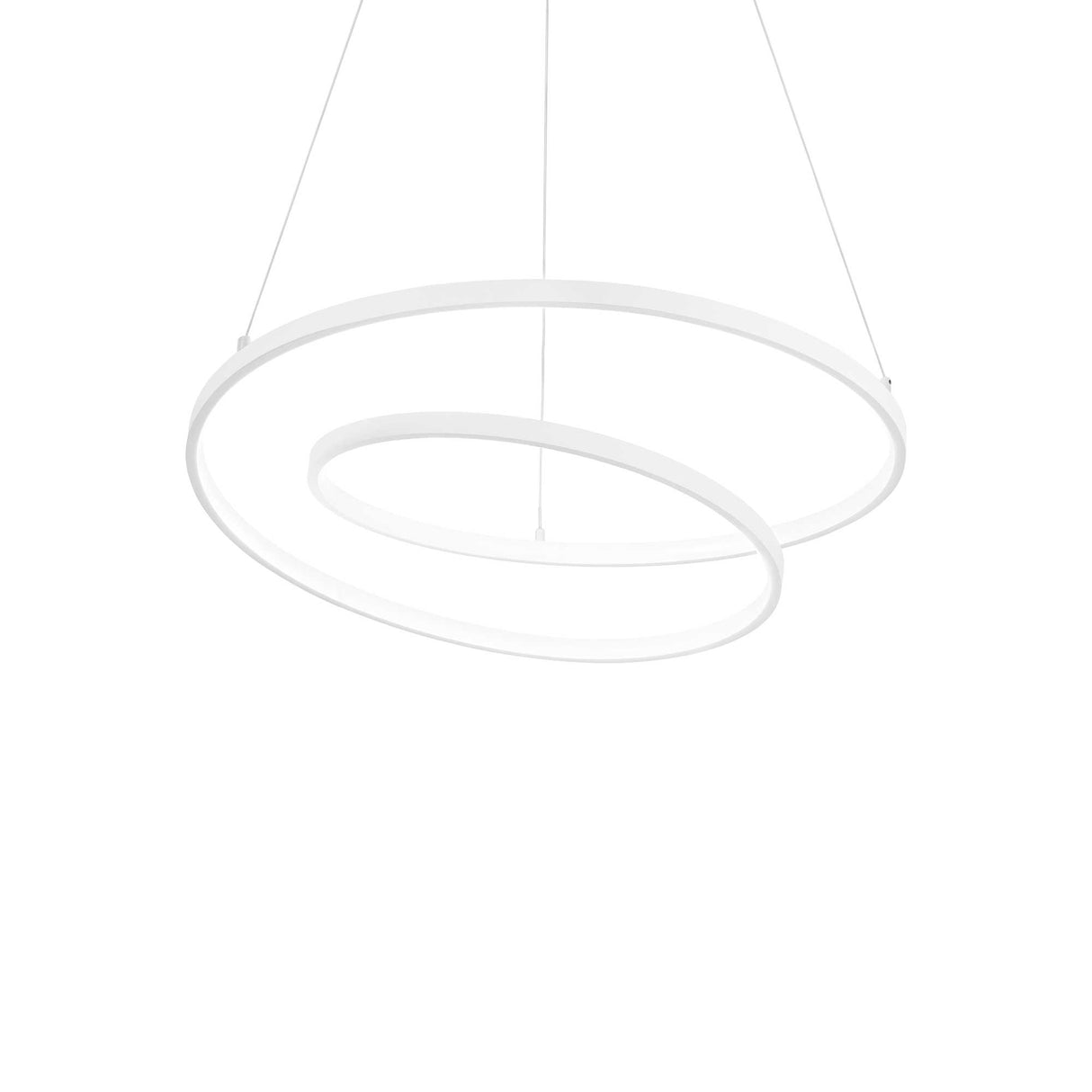 Elegant White D60 Orb Pendant Light