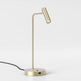 Matt Gold Enna Desk Lamp with USB-C Port
