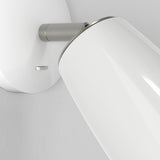 Elegant White Gloss Sconce