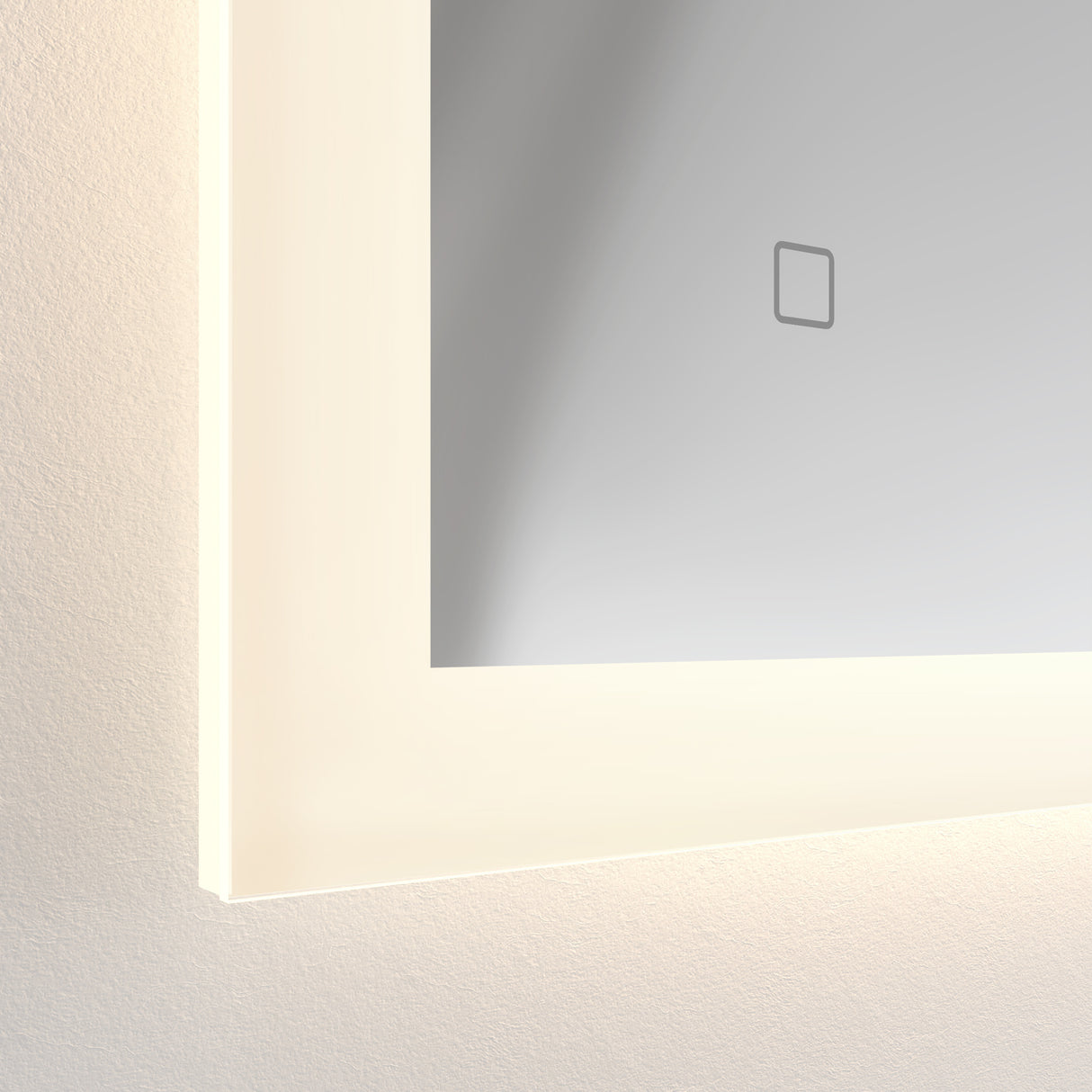 Elegant Ascot 700 Rectangular Glass Mirror Light