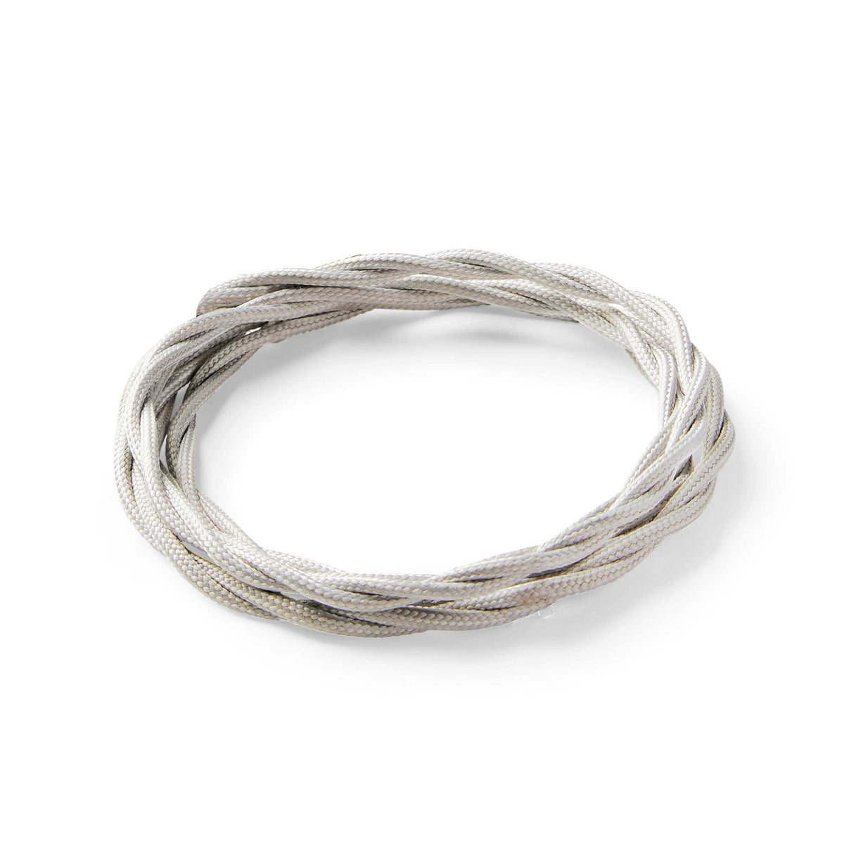 Grey Braided Fabric Cable - 10 Meters