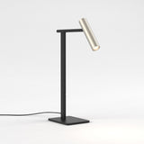Sleek Matte Black Leda Desk Lamp