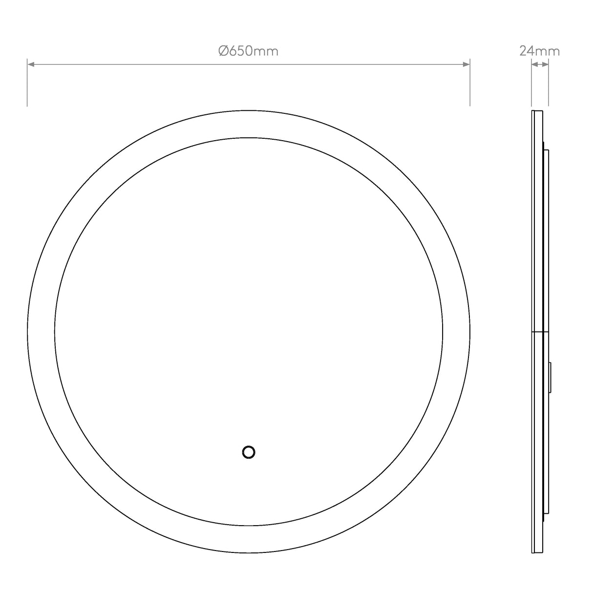 Lumina 650 Circular Reflective Light Fixture