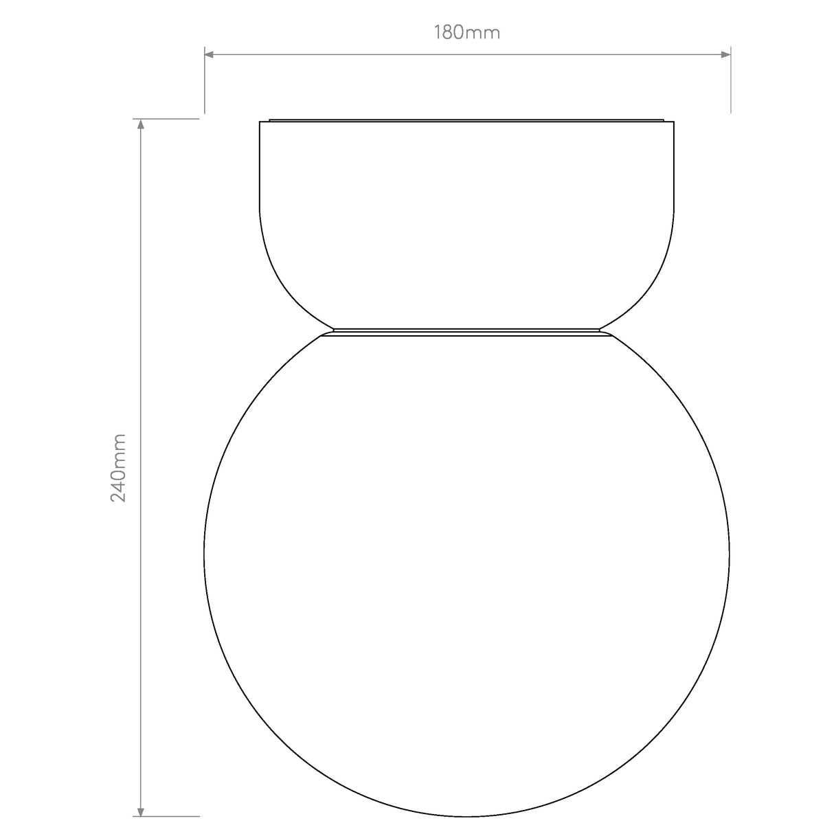 Radiant Halo 180 Light Ceiling Fixture in Matte White