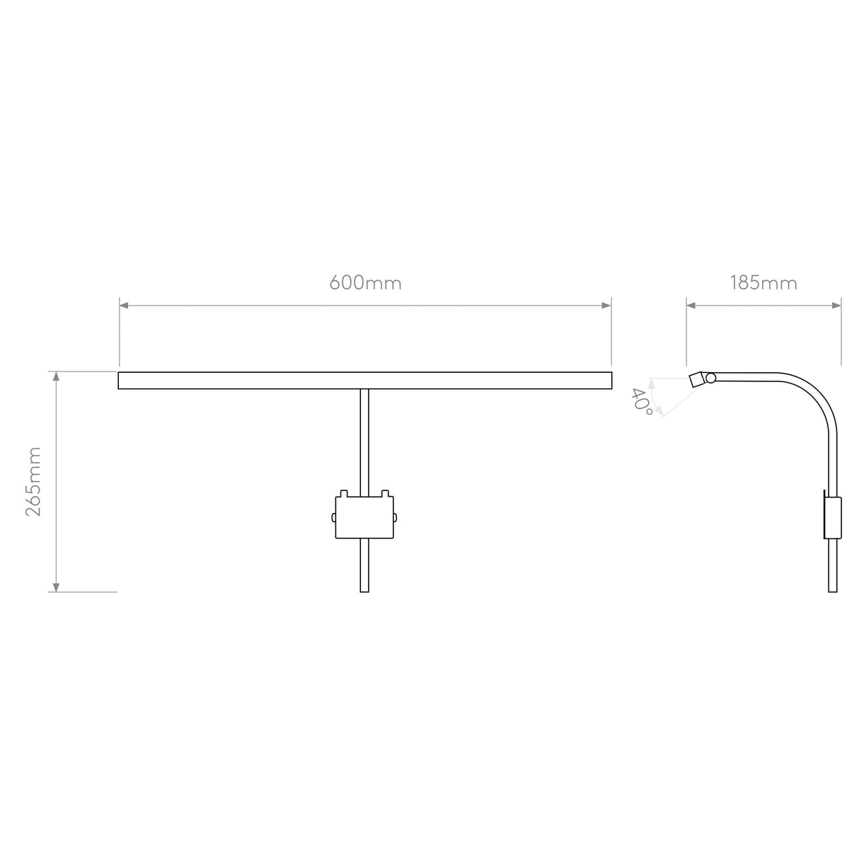 Modern Geometric Frame LED Wall Light