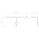 Modern Geometric Frame LED Wall Light
