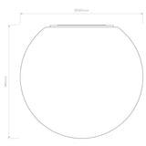 Elegant Frosted Glass Sphere Decor