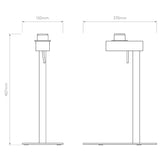 Elegant Bronze Venn Lamp