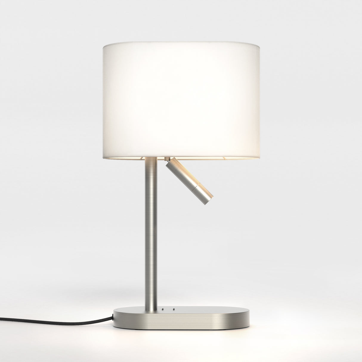 Sleek Nickel Venn Table Lamp