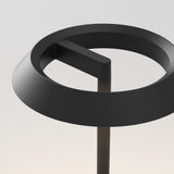 Sleek Halo Black Portable Lamp