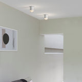 Modern Minimalist Ceiling Fixture, Matte White