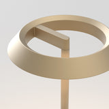 Radiant Elegance: Light Bronze Halo Lamp