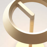 Radiant Elegance: Light Bronze Halo Lamp