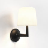 Sleek Matte Black Wall Sconce