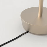 Radiant Elegance: Light Bronze Halo Lamp