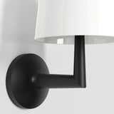 Sleek Matte Black Wall Sconce