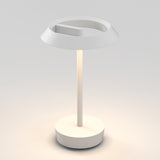 Bliss Illumination: Portable Halo Lamp in Matte White