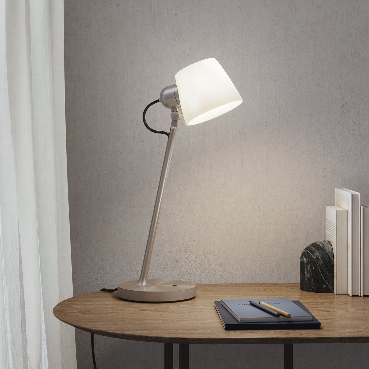 Azure Elegance Desk Lamp
