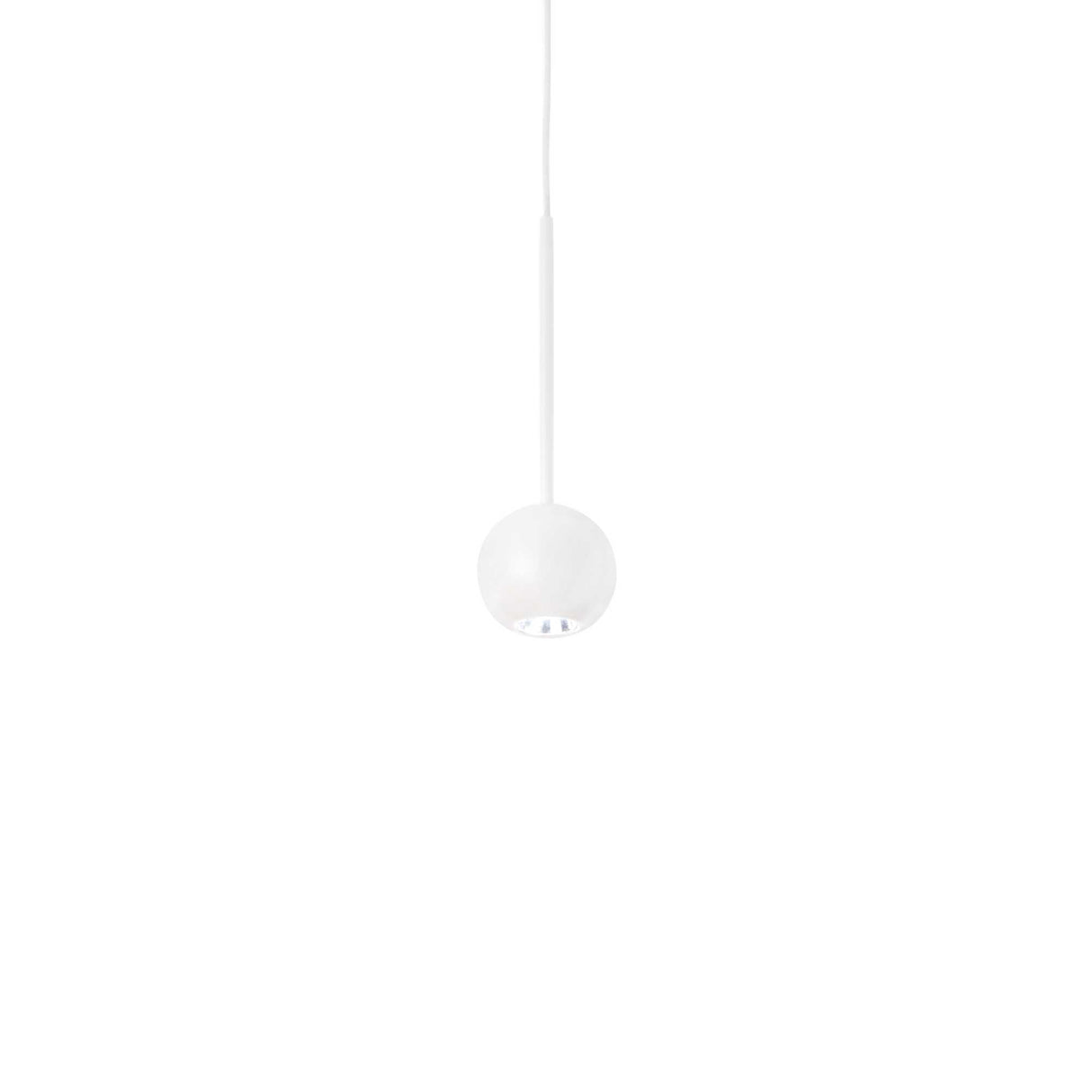 Luminous Orb: Archimede White Pendant Sphere Light