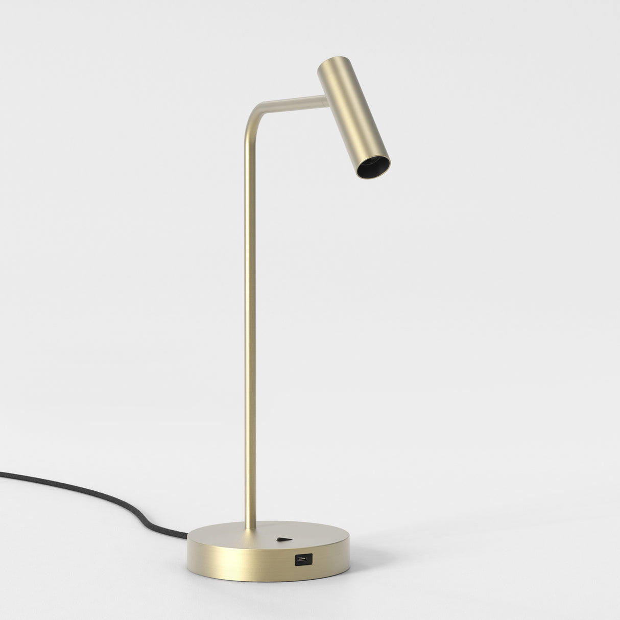 Matt Gold Enna Desk Lamp with USB-C Port