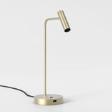 Matt Gold Enna Desk Lamp with USB-C Port
