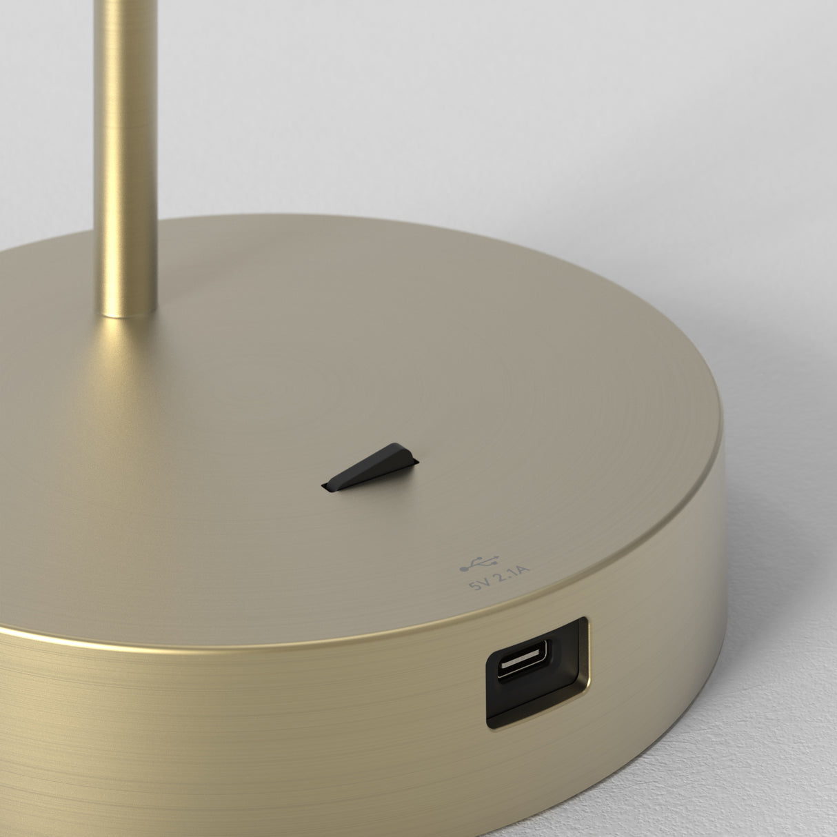 Matt Gold Enna Desk Lamp with USB-C Port