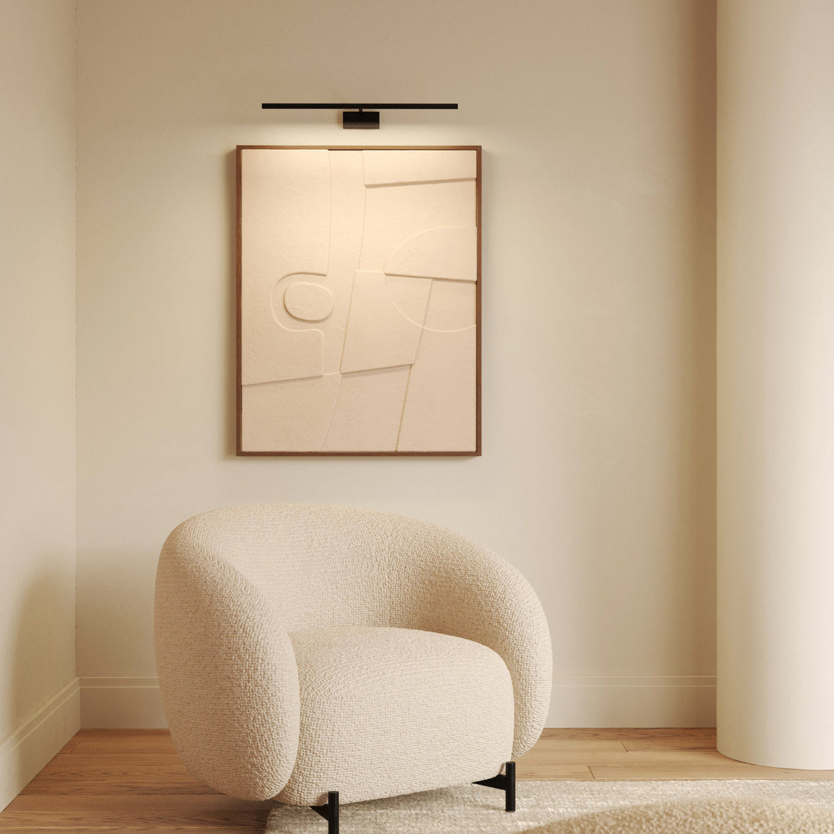 Illuminated Harmony: Mondrian-inspired LED Art Light