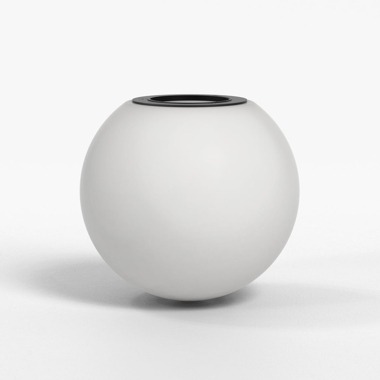Elegant Frosted Glass Sphere Decor
