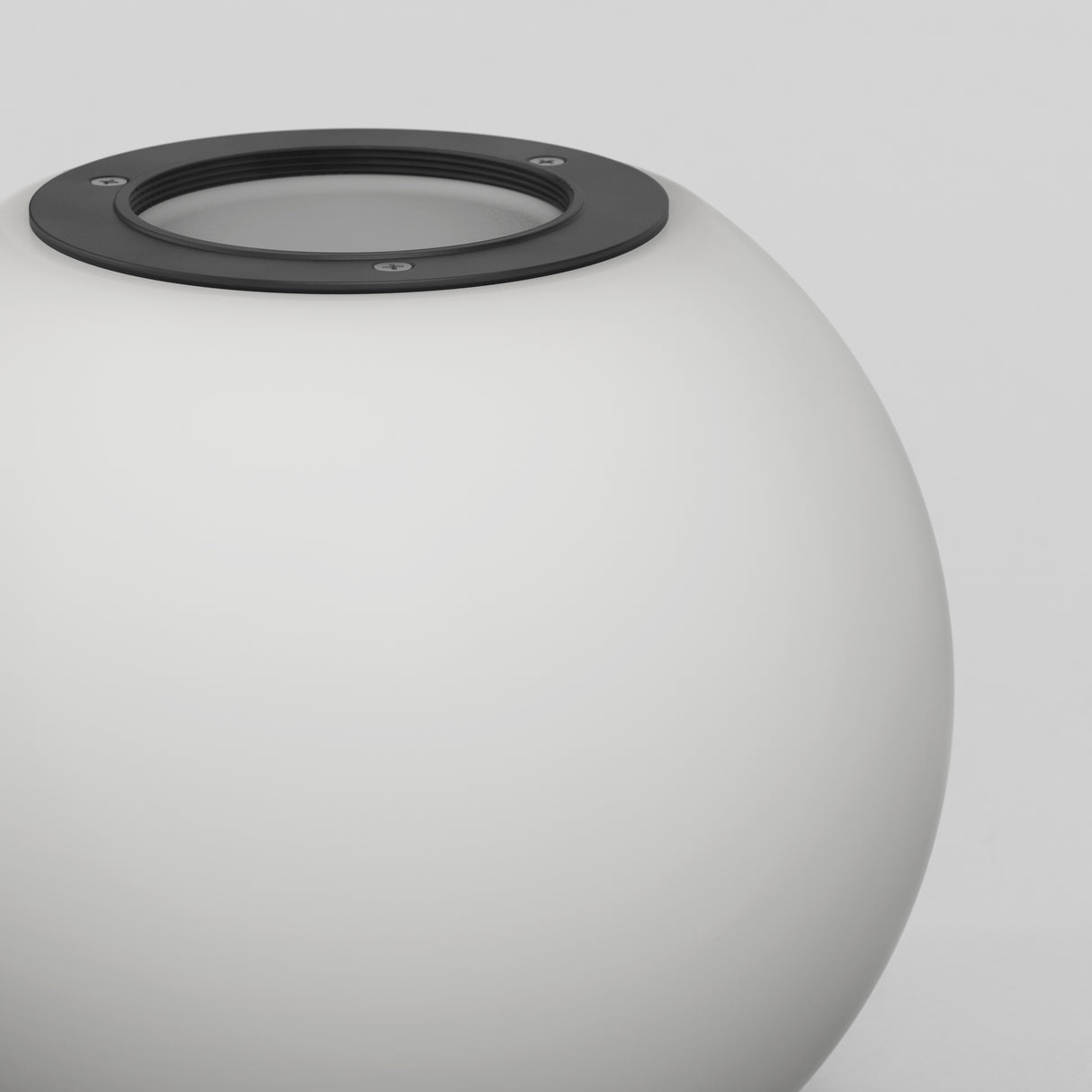 Elegant Frosted Glass Sphere Decor