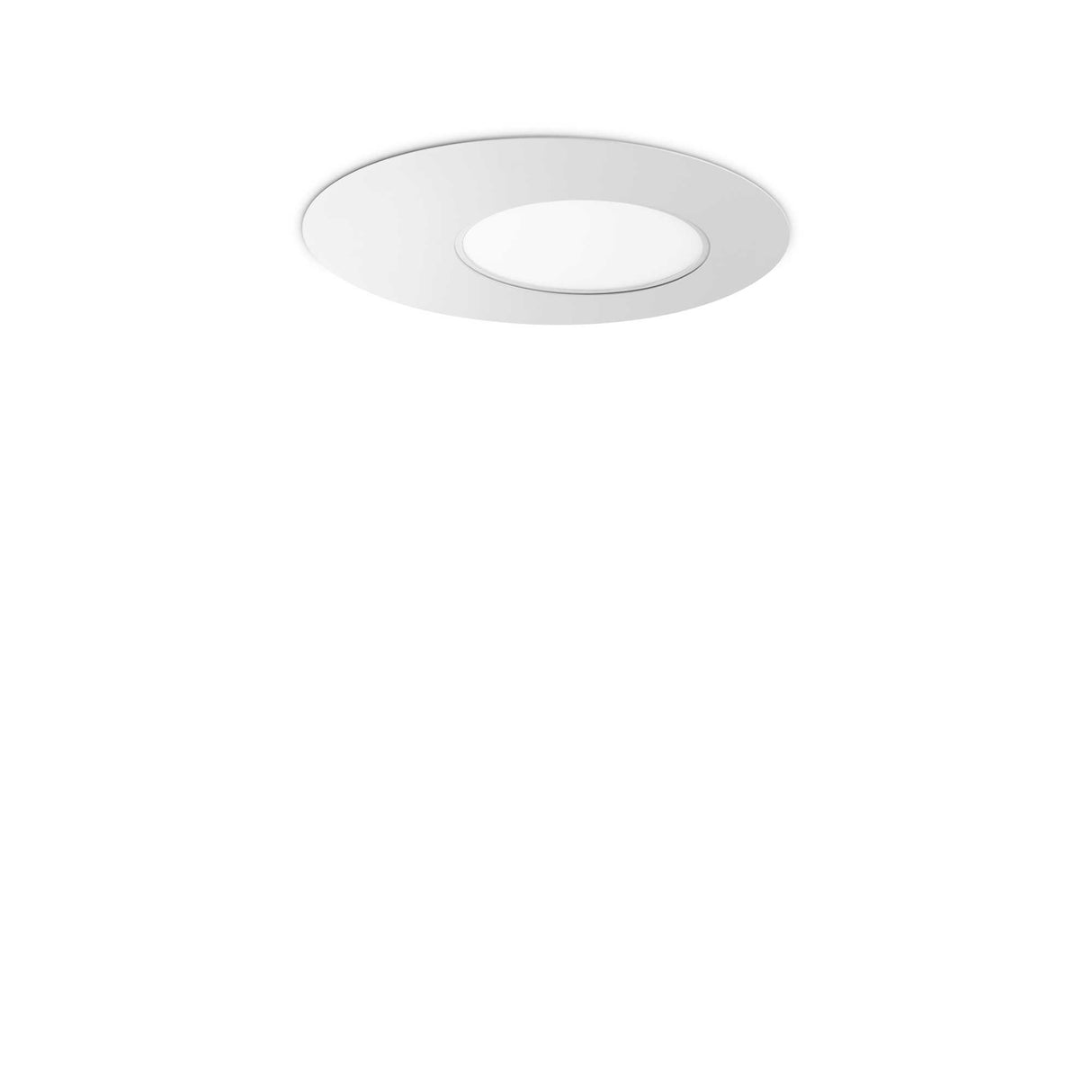 Sleek Iride Ceiling Fixture in Elegant White