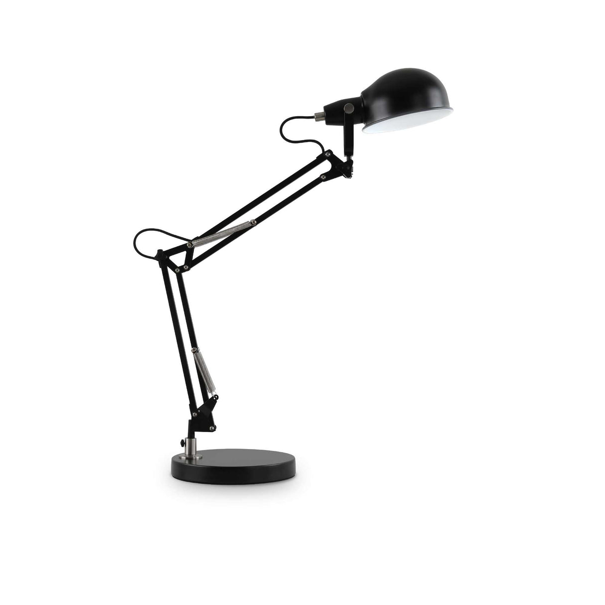 Sleek Black JOHNNY Table Lamp with Single Bulb Design