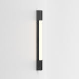 Sleek Palermo 600 LED Matte Black Wall Sconce