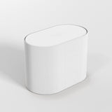 Contemporary White Wall Sconce – Stadium 220 Design