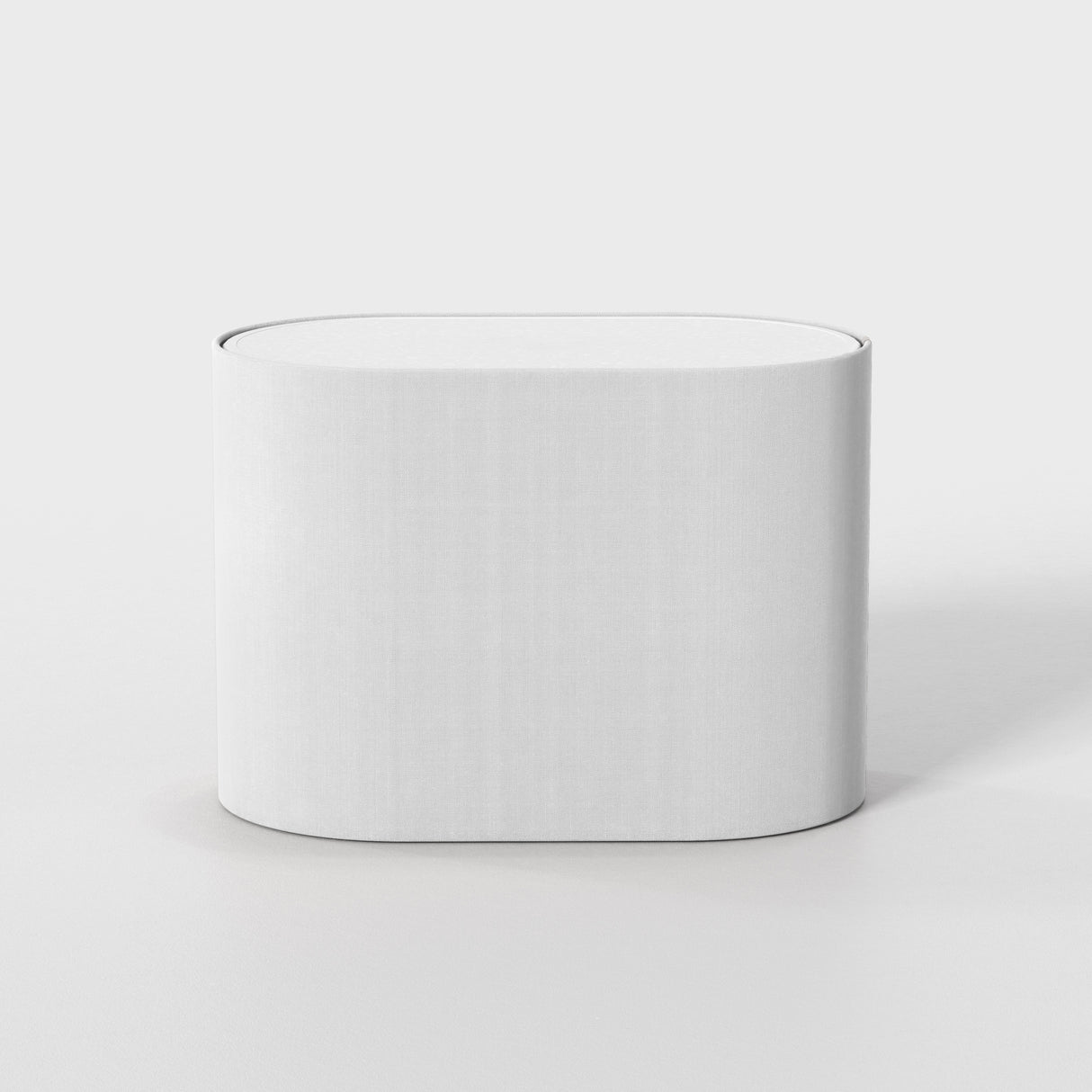 Contemporary White Wall Sconce – Stadium 220 Design