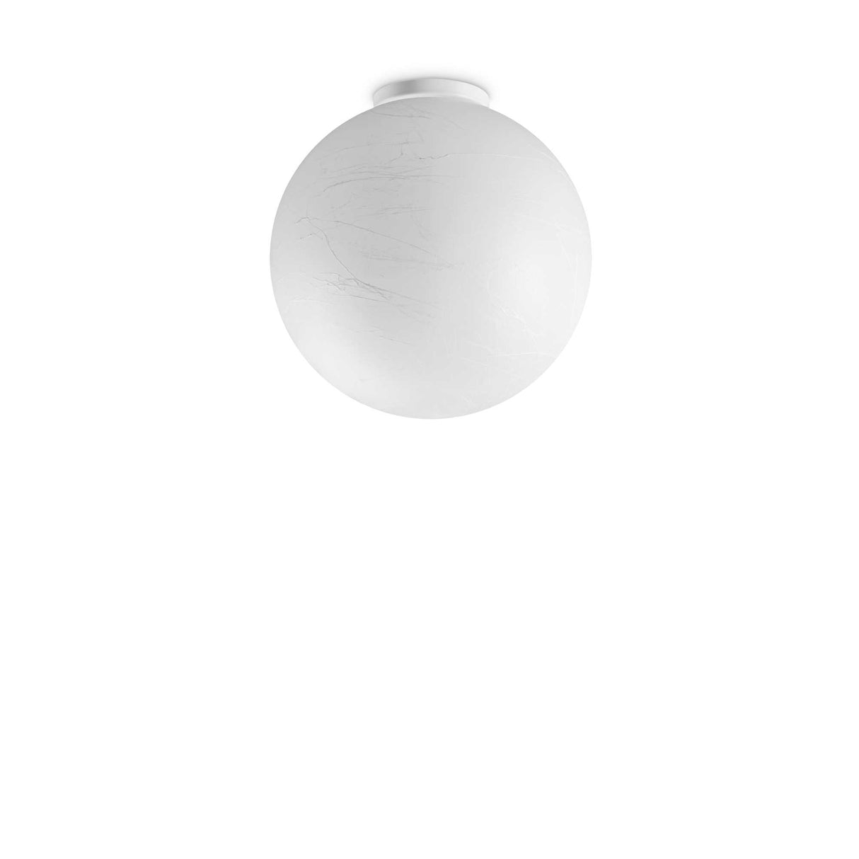 Sleek Illumination: Single Bulb Flush Light D40