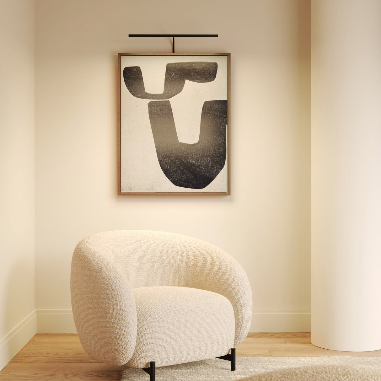 Modern Geometric Frame LED Wall Light