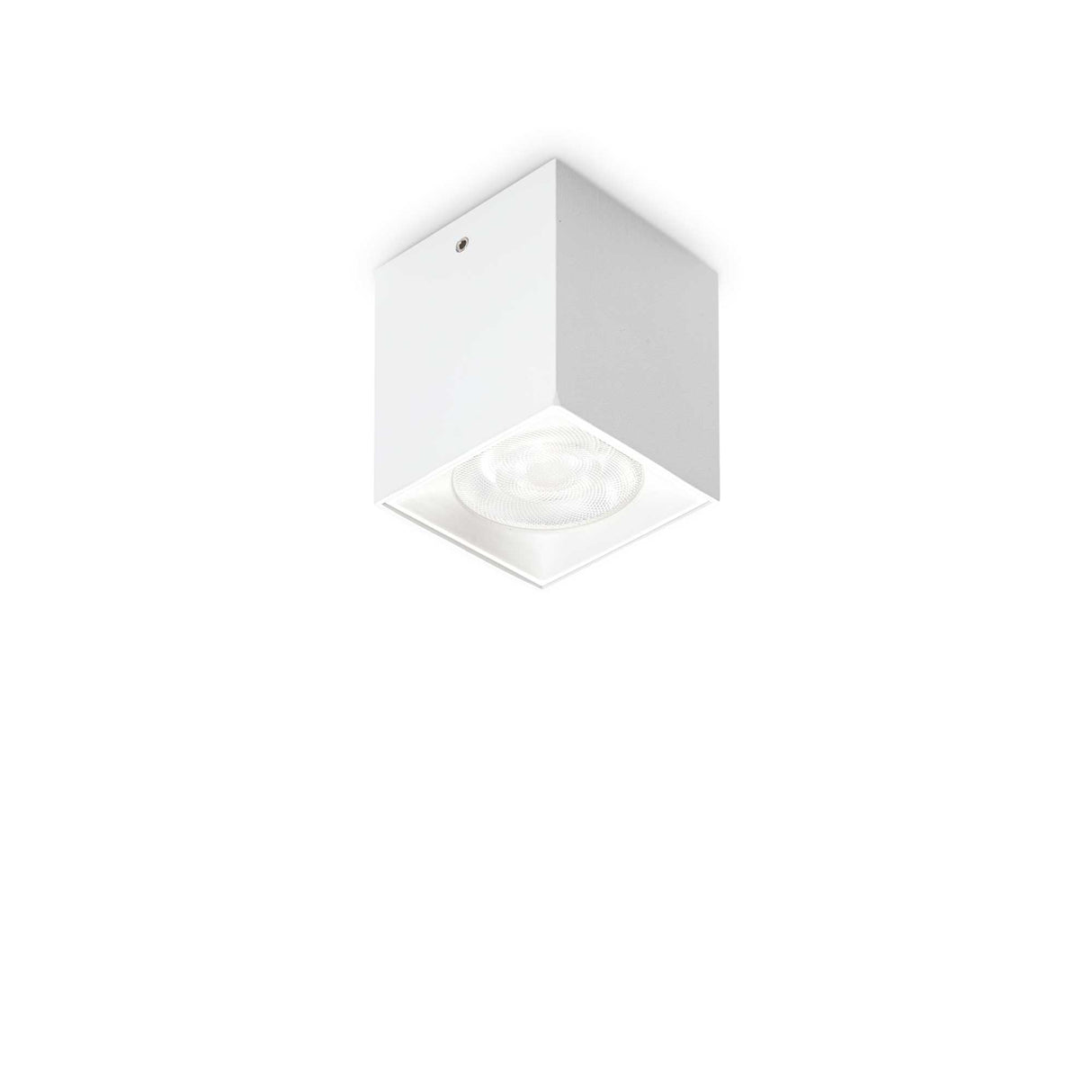Contemporary Square Flush Mount Light in White 3000K