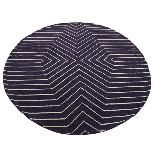 Bosie Moyo Blue And White Rug