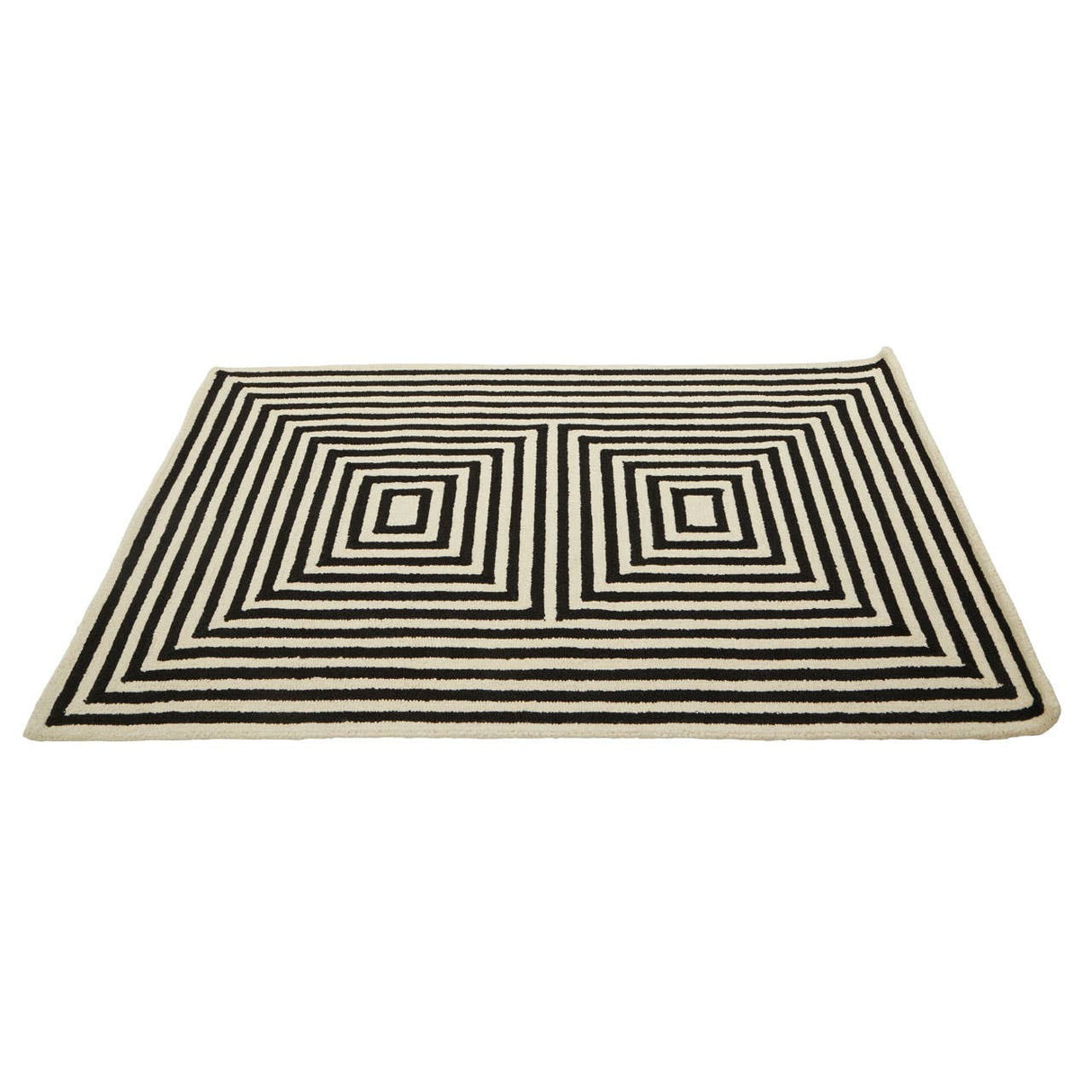 Bosie Milana Small Black And White Rug