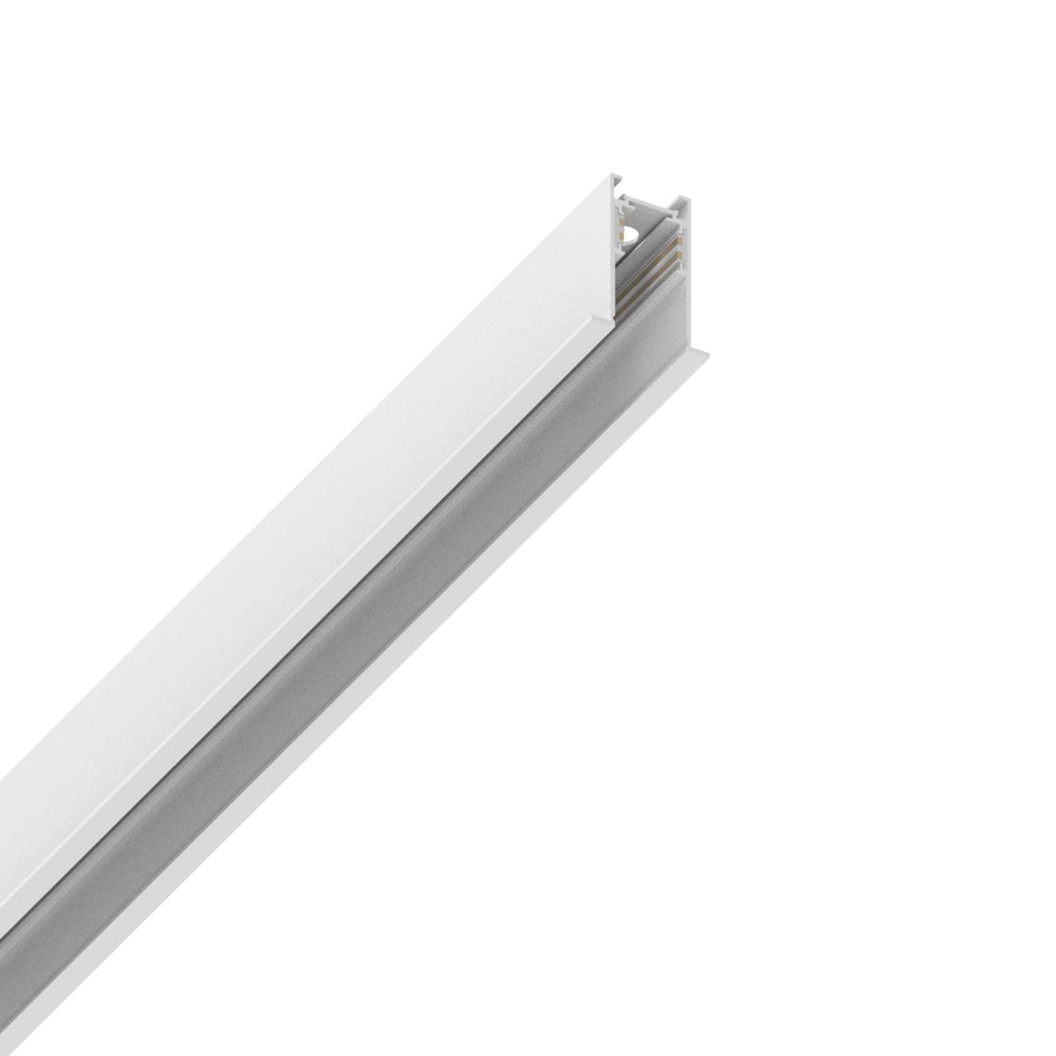 Sleek White EGO Recessed Trim - 1000mm Profile