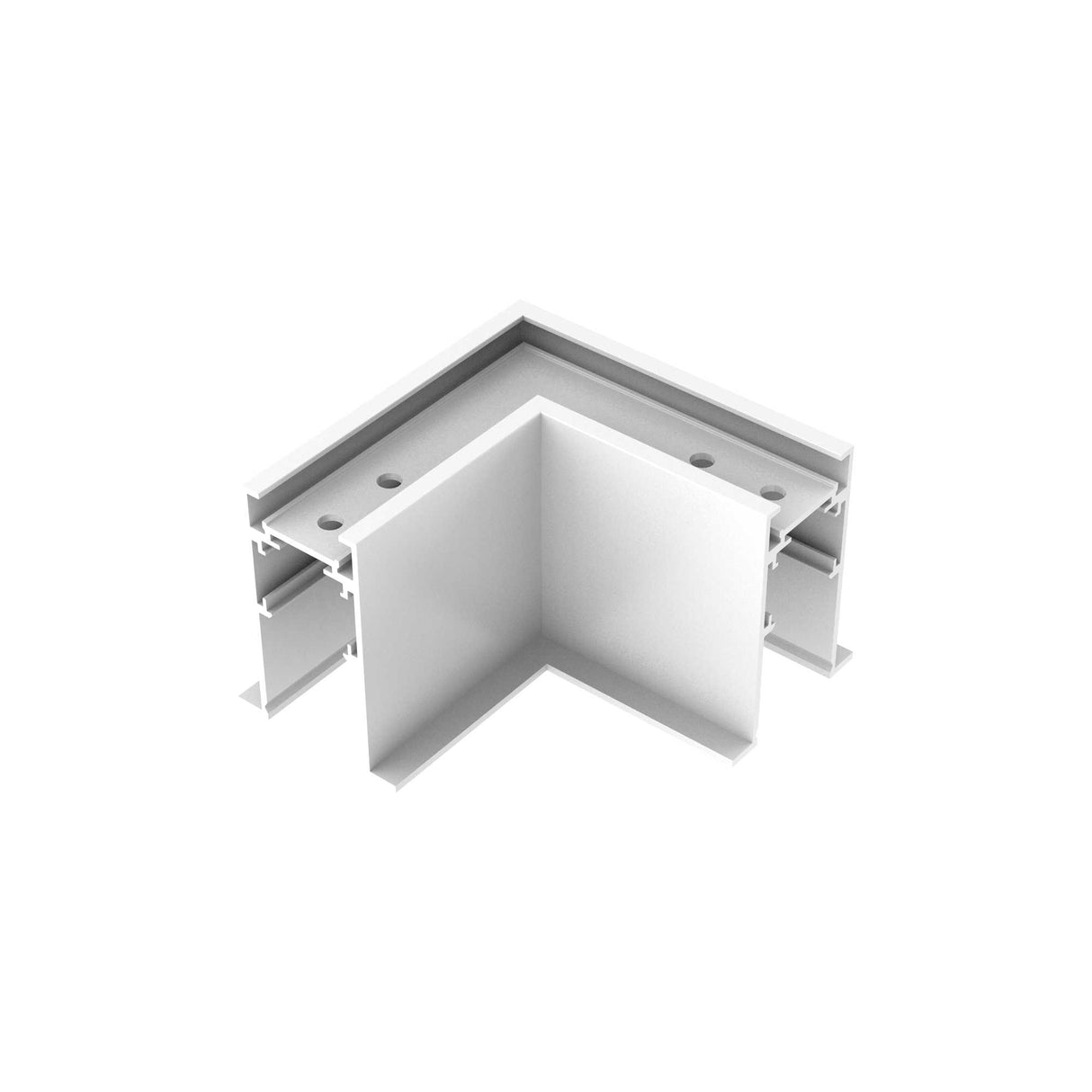 EGO Recessed Trim L DALI White with Horizontal Electrical Connector Kit