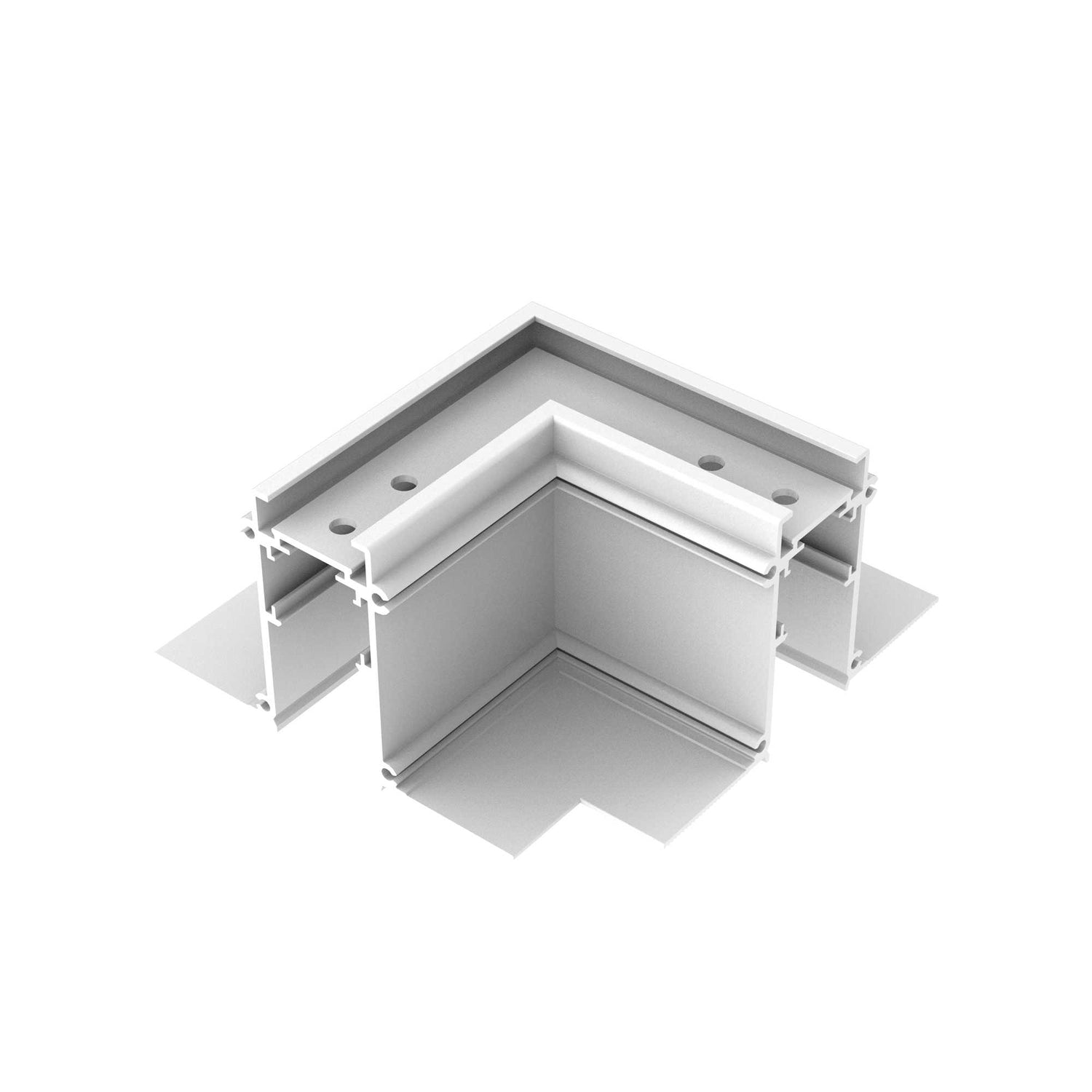 EGO Kit Recessed Easy L Horizontal On-Off Switch, White